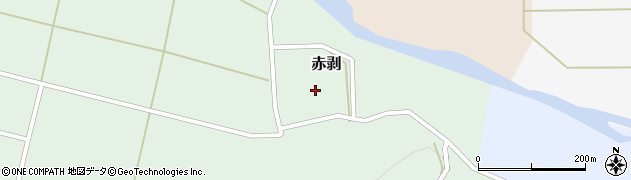 山形県酒田市赤剥村腰周辺の地図