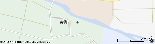 山形県酒田市赤剥村脇周辺の地図