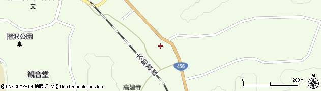 岩手県一関市大東町摺沢（摺沢駅）周辺の地図