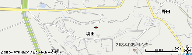 岩手県平泉町（西磐井郡）長島（境田）周辺の地図