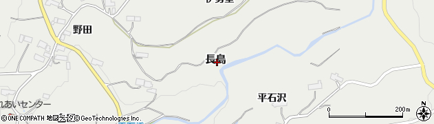 岩手県平泉町（西磐井郡）長島（平石）周辺の地図