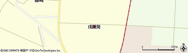 山形県遊佐町（飽海郡）藤崎（戌開発）周辺の地図