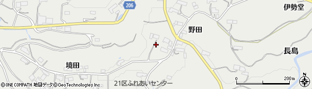 岩手県西磐井郡平泉町長島野田7周辺の地図