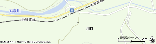 岩手県一関市大東町摺沢川口59周辺の地図