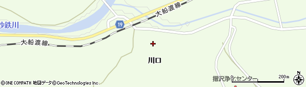 岩手県一関市大東町摺沢川口46周辺の地図