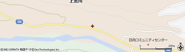 山形県酒田市上黒川宝泉田56周辺の地図