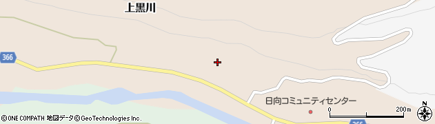 山形県酒田市上黒川（宝泉田）周辺の地図