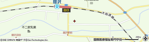 岩手県一関市大東町摺沢（街道下）周辺の地図