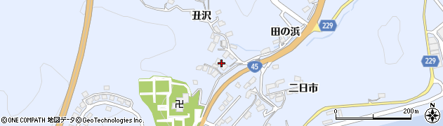 岩手県陸前高田市気仙町丑沢151周辺の地図