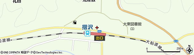 千厩警察署摺沢駐在所周辺の地図