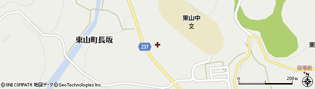 岩手県一関市東山町長坂北山谷29周辺の地図