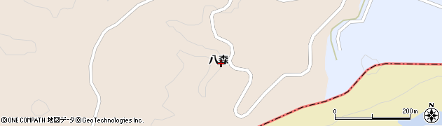 山形県遊佐町（飽海郡）上蕨岡（八森）周辺の地図