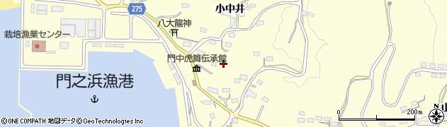岩手県大船渡市末崎町（小中井）周辺の地図