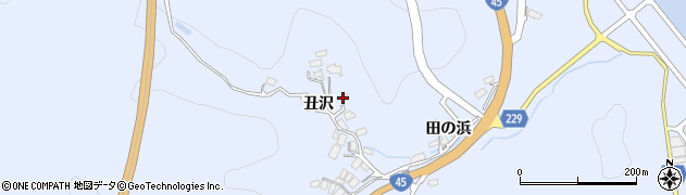 岩手県陸前高田市気仙町丑沢18周辺の地図