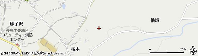 岩手県西磐井郡平泉町長島桜木周辺の地図