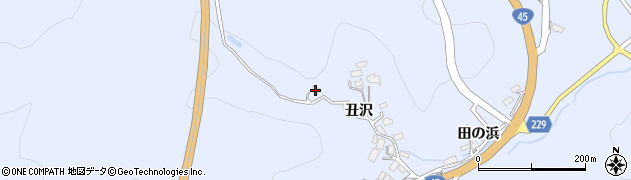 岩手県陸前高田市気仙町丑沢32周辺の地図