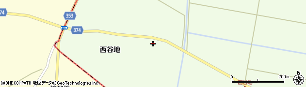 山形県酒田市千代田西谷地48周辺の地図