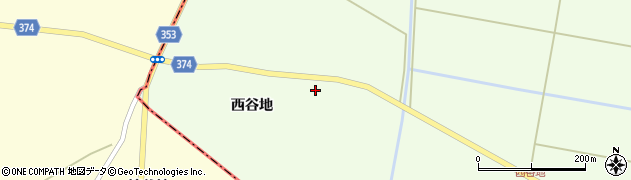 山形県酒田市千代田西谷地54周辺の地図
