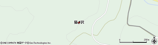 岩手県一関市大東町大原（猫ノ沢）周辺の地図