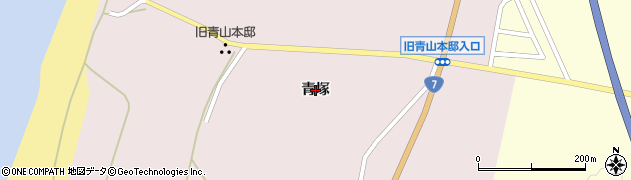 山形県遊佐町（飽海郡）比子（青塚）周辺の地図