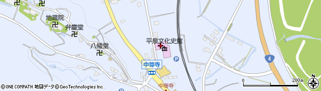 平泉文化史館周辺の地図