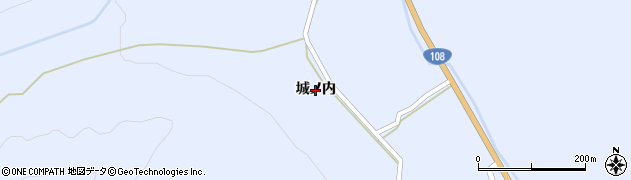 秋田県湯沢市秋ノ宮（城ノ内）周辺の地図