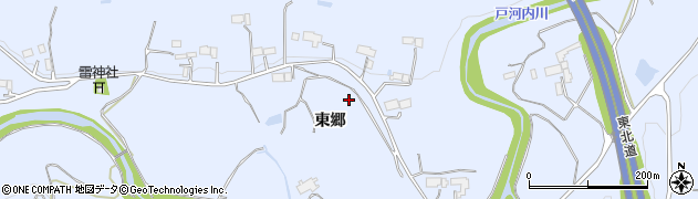 岩手県西磐井郡平泉町平泉東郷周辺の地図