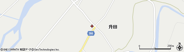 山形県酒田市升田野向55周辺の地図