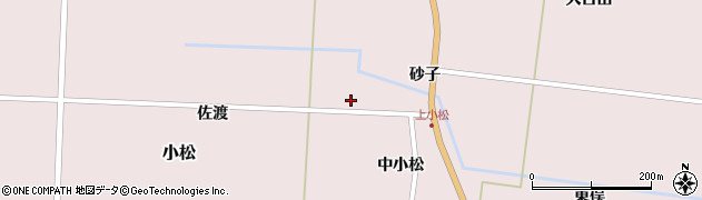 山形県遊佐町（飽海郡）小松（佐渡）周辺の地図