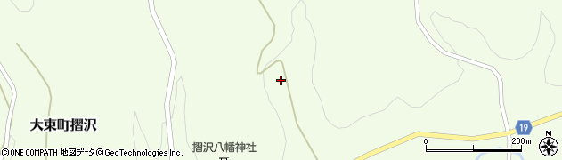 岩手県一関市大東町摺沢八幡前58周辺の地図