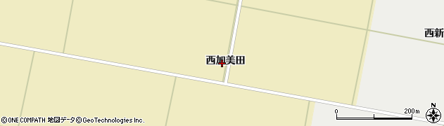山形県遊佐町（飽海郡）庄泉（西加美田）周辺の地図