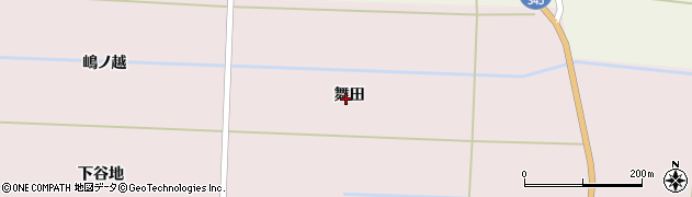 山形県遊佐町（飽海郡）小松（舞田）周辺の地図