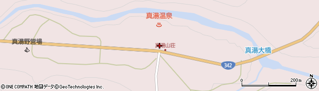 岩手県一関市厳美町（真湯）周辺の地図