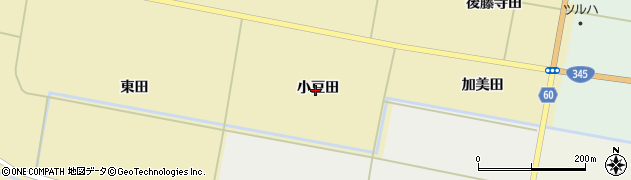 山形県遊佐町（飽海郡）庄泉（小豆田）周辺の地図