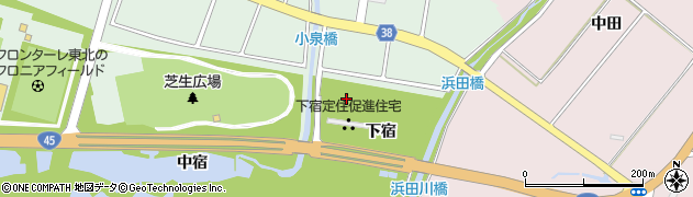 雇用促進住宅陸前高田第二宿舎周辺の地図