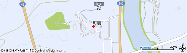 岩手県陸前高田市気仙町（町裏）周辺の地図