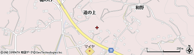 岩手県陸前高田市米崎町（道の上）周辺の地図