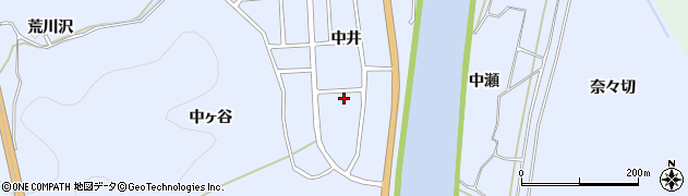 岩手県陸前高田市気仙町（中井）周辺の地図