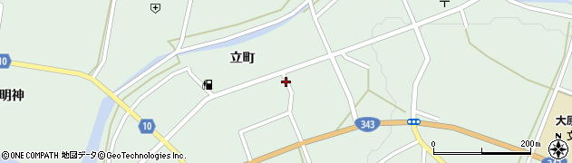 岩手県一関市大東町大原立町15周辺の地図