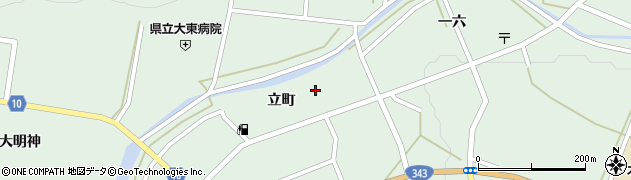 岩手県一関市大東町大原立町76周辺の地図