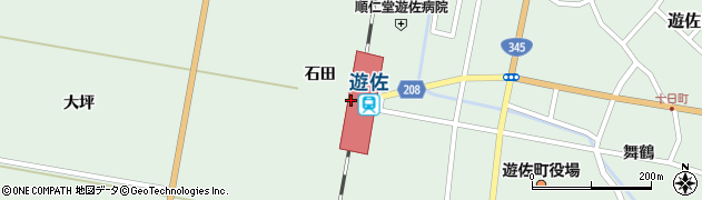 遊佐駅周辺の地図