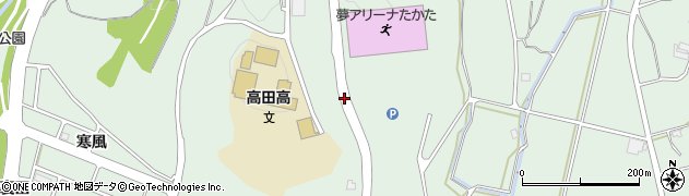 高田高校前駅周辺の地図