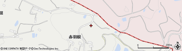 岩手県平泉町（西磐井郡）長島（赤羽根）周辺の地図