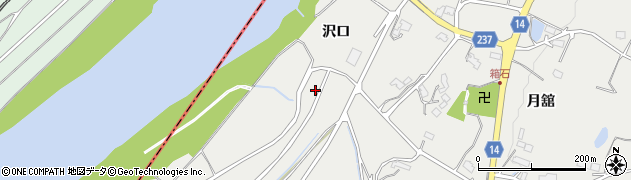 岩手県平泉町（西磐井郡）長島（沢口）周辺の地図