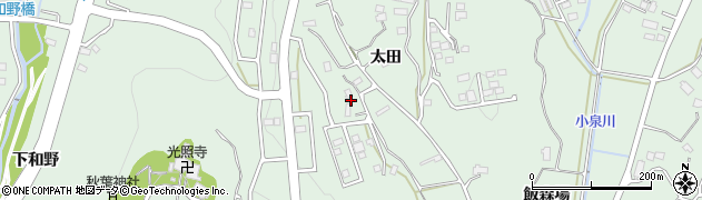 岩手県陸前高田市高田町太田周辺の地図