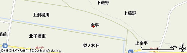 山形県遊佐町（飽海郡）吉出（金平）周辺の地図