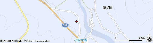 秋田県湯沢市皆瀬（坂ノ上）周辺の地図