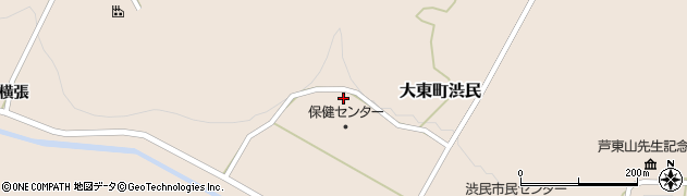 岩手県一関市大東町渋民周辺の地図
