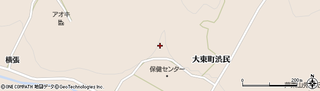 岩手県一関市大東町渋民（大洞地）周辺の地図
