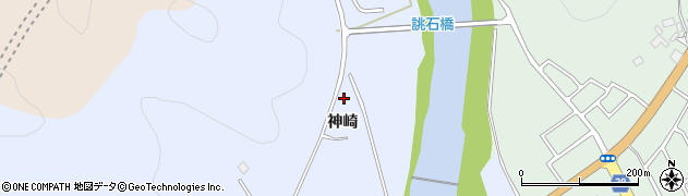 岩手県陸前高田市気仙町（神崎）周辺の地図